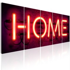 Artgeist Wandbild - Home Neon