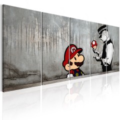 Artgeist Wandbild - Mario Bros on Concrete
