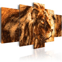 Artgeist Wandbild - Beautiful Lion