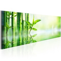 Artgeist Wandbild - Green Bamboo