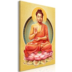 Artgeist Wandbild - Peace of Buddha (1 Part) Vertical