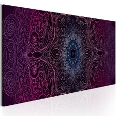 Artgeist Wandbild - Purple Mandala