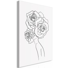 Artgeist Wandbild - Fancy Roses (1 Part) Vertical