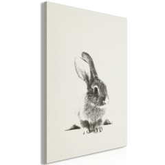Artgeist Wandbild - Fluffy Bunny (1 Part) Vertical