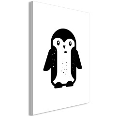 Artgeist Wandbild - Funny Penguin (1 Part) Vertical